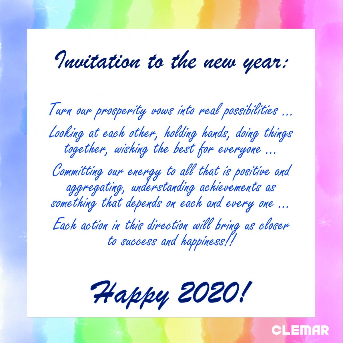 Invitation to the New Year